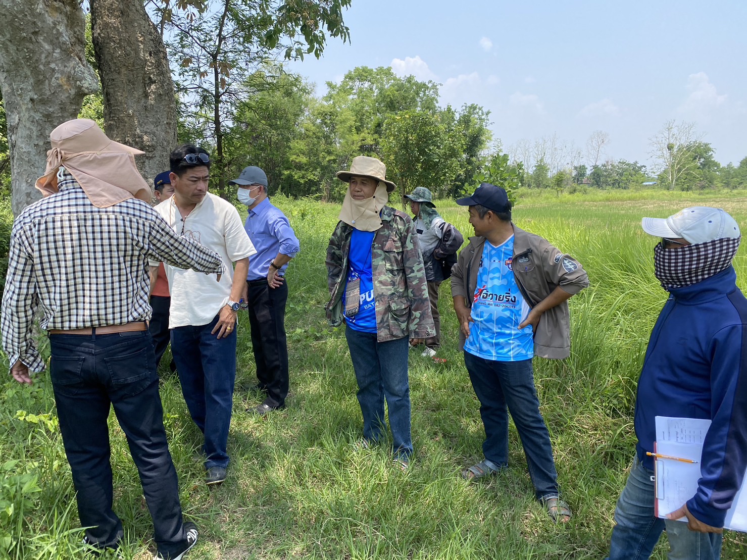 Read more about the article สำรวจที่สาธารณะประโยชน์/ที่รกร้าง หมู่ที่ 5 บ้านป่าเหมือด จำนวน 8 จุด