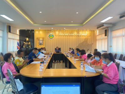 Read more about the article การประชุมร่วมกับผู้นำชุมชนเเละคณะกรรมการหมู๋บ้าน เพื่อหารือการดำเนินกิจกรรมโครงการตามพระราชดําริ ด้านสาธารณสุข ประจำปีงบประมาณ 2566
