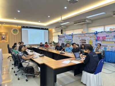 Read more about the article เทศบาลตำบลสำราญราษฎร์ ประชุมรายงานความคืบหน้าการดำเนินงานรายงานวิเคราะห์ทางกฎหมายและประมาณการงบประมาณ เพื่อการพัฒนาโครงสร้างพื้นฐานอย่างยั่งยืน ชุมชนบ้านฟ้าใส