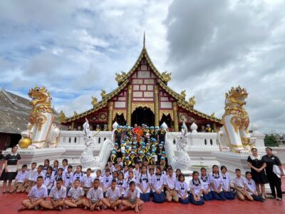 Read more about the article เทศบาลตำบลสำราญราษฎร์ จัดกิจกรรมขับเคลื่อนพลังจิตอาสา เพื่อพัฒนาสังคมด้วยแนวทางธรรมมะนาวา “วัง” ณ วัดสันมะเกี๋ยง