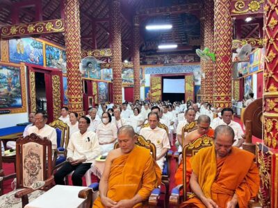 Read more about the article เทศบาลตำบลสำราญราษฎร์ ร่วมกิจกรรม “ธรรมสัญจร ในเทศกาลเข้าพรรษา ประจำปี พ.ศ. 2569” ณ วัดพันหลัง