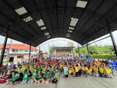 Read more about the article เทศบาลตำบลสำราญราษฎร์ ร่วมกับคณะกรรมการหมู่บ้านตำบลสำราญราษฎร์ จัดโครงการรณรงค์และแก้ไขปัญหายาเสพติด TO BE NUMBER ONE