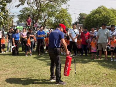 Read more about the article ศูนย์พัฒนาเด็กเล็กเทศบาลตำบลสำราญราษฎร์ จัดโครงการส่งเสริมความปลอดภัย