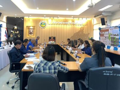 Read more about the article เทศบาลตำบลสำราญราษฎร์ จัดประชุมคณะกรรมการพัฒนาเทศบาลตำบลสำราญราษฎร์ เพื่อพิจารณาร่างแผนพัฒนาท้องถิ่น (พ.ศ. 2571 – 2575)